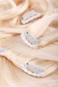clips cheveux blonds extensions cheveux fins